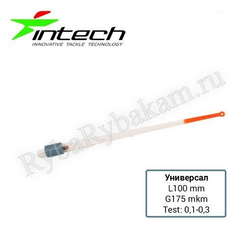 Кивок Intech лавсановый Универсал 100мм 20шт L-100; G-175; 0.1-0.3g