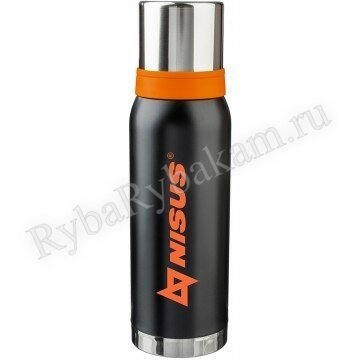 Термос Nisus NA.TM-040 1200ML черный 2 крышки-кружки