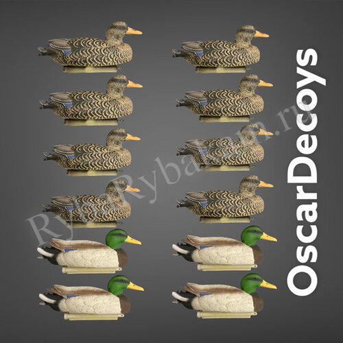 Муляж OSCAR DECOYS Утка Кряква 3D Elite MAGNUM