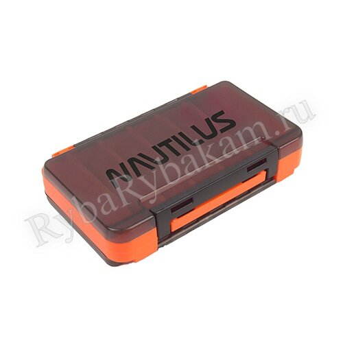 Коробка для приманок Nautilus 2-х сторонняя Orange NB2-192 19,2*12*3,8 см