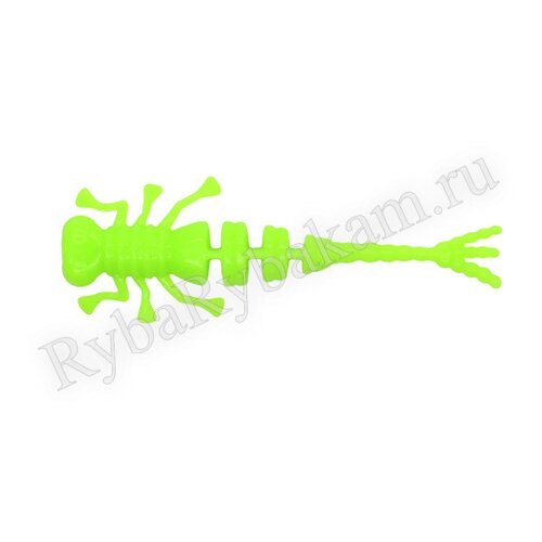 Мягкая приманка Brown Perch Kurva Салатовый UV 35мм 0,25гр 22 шт