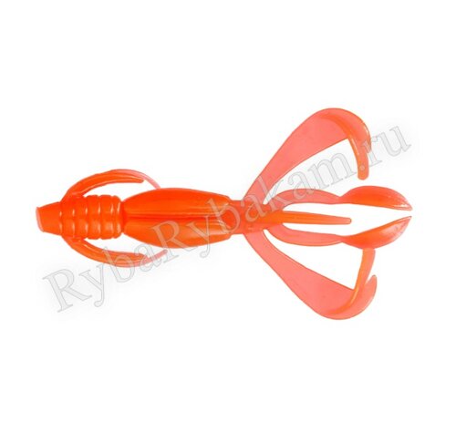 Мягкая приманка Brown Perch CrazyFly Оранжевый кислотный UV 70мм 2,9гр 5 шт