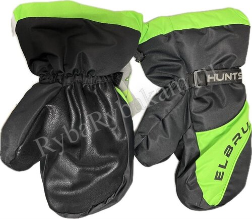 Рукавицы Huntsman Elbrus Чёрные тк. Hit Membrane