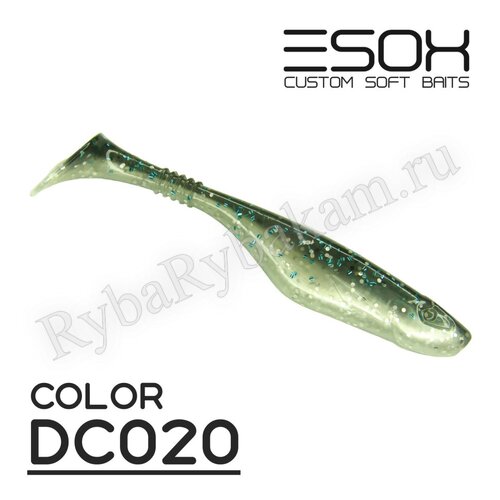 Мягкая приманка ESOX Богатырь 3" 76мм 6шт DC020