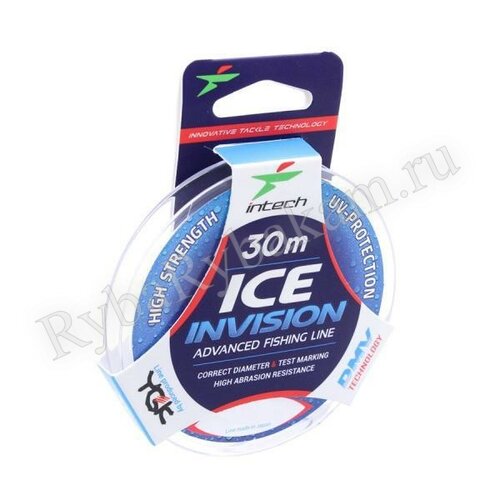 Леска Intech Ice Invision 30м*0,10мм, 0,92 кг