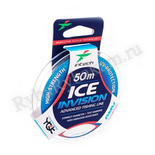 Леска Intech Ice Invision 50м*0,08 мм, 0,61 кг