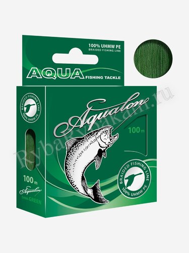 Шнур Aqua Aqualon 100м*0.14мм темно-зеленый