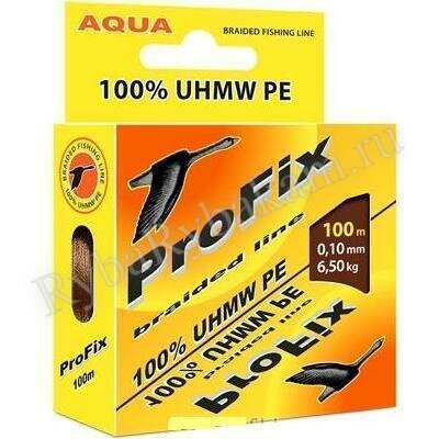 Шнур Aqua ProFix 100м 0,16мм коричневый