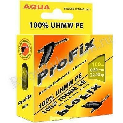 Шнур Aqua ProFix 100м 0,14мм оливковый