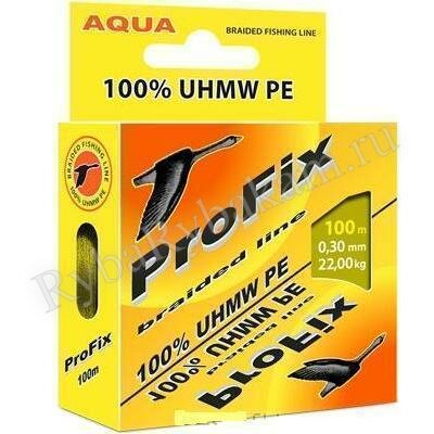 Шнур Aqua ProFix 100м 0,30мм оливковый