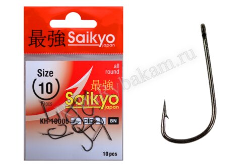 Крючок Saikyo KH-10006 "Sode" №10 10шт