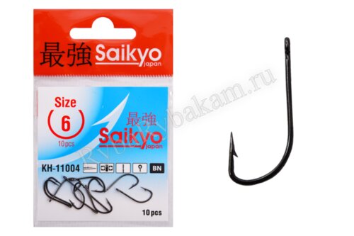 Крючок Saikyo KH-11004 "Crystal" №06 10шт