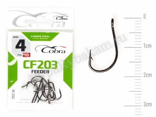 Крючки Cobra FEEDER SPECIALIST сер. CF203 размер 004 (10 шт)