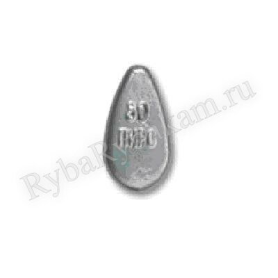 Груз Пирс донный неокрашенный 60гр