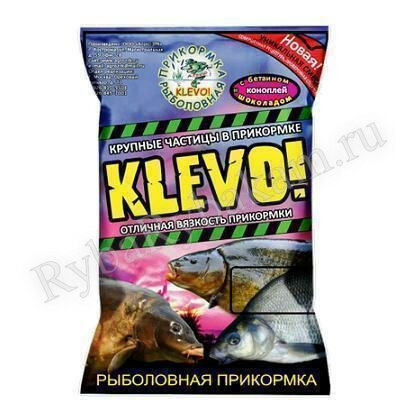 Прикормка Klevo-Классик Лещ-Плотва ваниль 0,9кг (желтая)
