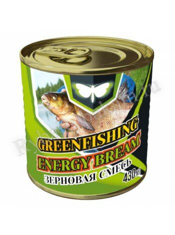 Консервы Greenfishing Зерновой микс Лещ Энерджи 430г