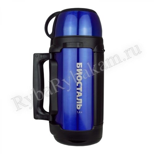 Термос Biostal для еды и напитков 1.4 л со складной ручкой, Авто NGC-1400