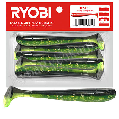 Риппер Ryobi JESTER 75mm, цвет CN012 fresh kiwi 5шт