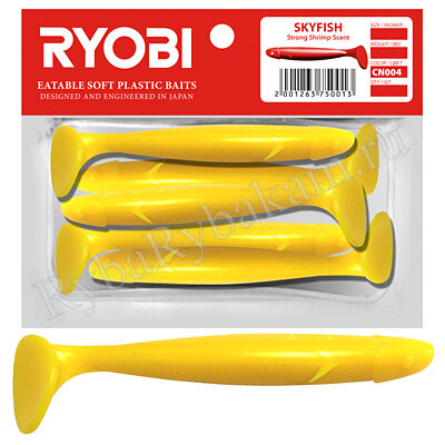 Риппер Ryobi SKYFISH 88mm, цвет CN004 sweet melon 5шт