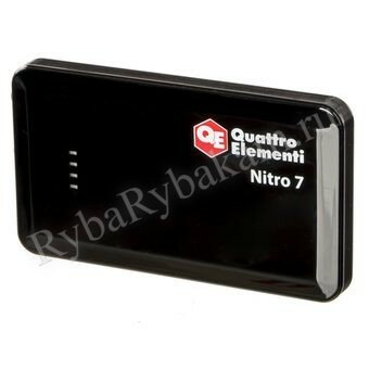 Пусковое устройство QUATTRO ELEMENTI Nitro 7 (12В, 7500 мАч, 400А, USB, LCD - фонарь)