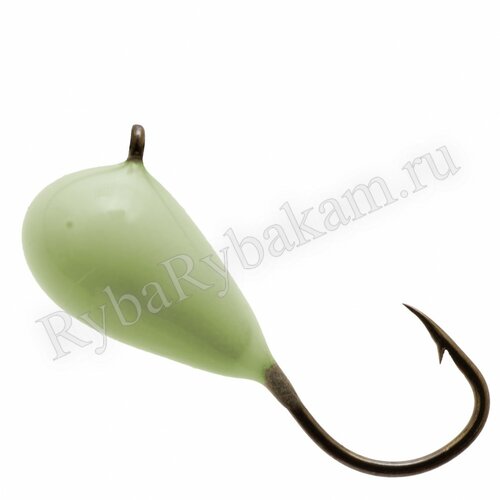 Мормышка вольф. Lumicom КУ обмазка 10шт 2,5мм Phosphorus