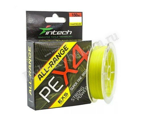 Шнур Intech All-Range PE X-4 120m (2.5/0.26mm) 26lb / 11.8kg