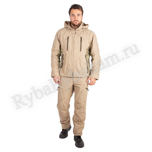 Костюм Huntsman летний Матрица цв. Песок тк. Nylon Cotton Рип-Стоп (Р-р: 56-58, Рост: 182)