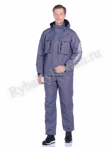 Костюм Huntsman д/с "Торнадо" Серый, тк. Breathable Р-р: 44-46, Рост: 182-188