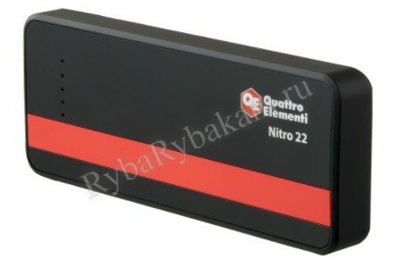 Пусковое устройство QUATTRO ELEMENTI Nitro 22 (12В, 22000 мАч, 700 А, USB, LCD - фонарь)