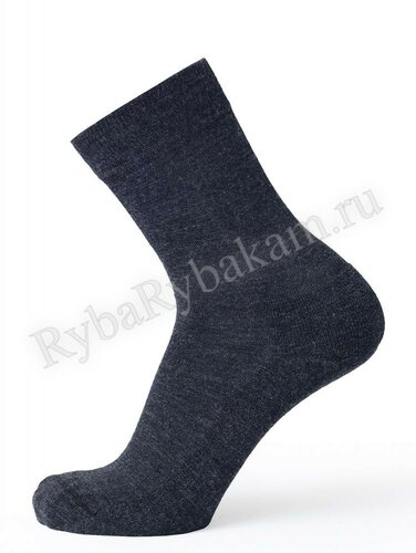 Носки Norveg "Soft Merino Wool" женские цвет темно-серый меланж, разм 36-37