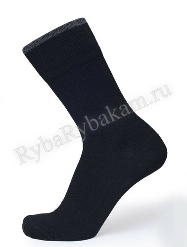 Носки Norveg "Dry Feet" женские для мембранной обуви, цвет черный с серой полосой, разм 36-37