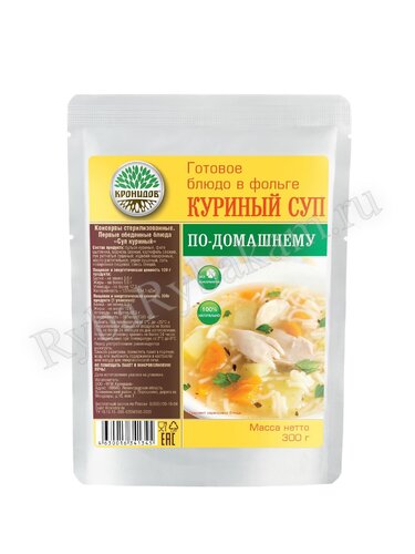 Готовое блюдо Кронидов "Куриный суп" 300 гр