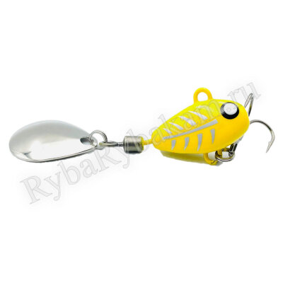 Тейл-спиннер UF Studio HURRICANE 18g Yellow Ghost