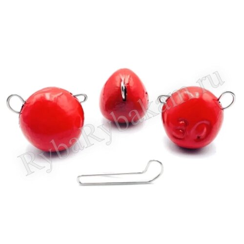 Груз UF Studio «Капля- эксцентрик» – 9 гр 10 шт КРАСНЫЙ UV