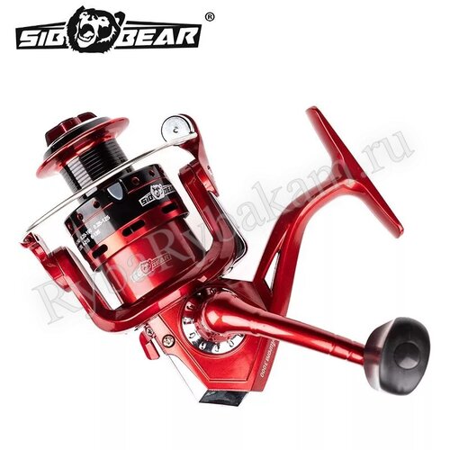 Катушка SIBBEAR AURORA 2000 5 gear ratio 5.1:1 цвет - красный
