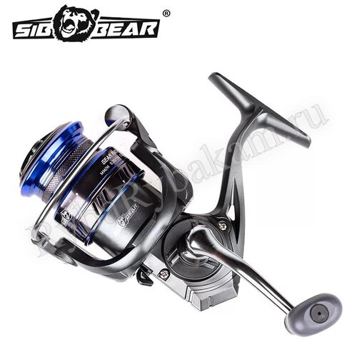 Катушка SIBBEAR Collision 2000, 7+1 gear ratio 5.2:1 цвет - серый