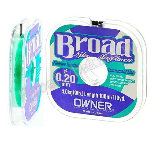 Леска Owner Broad 100м 0,20мм 4кг