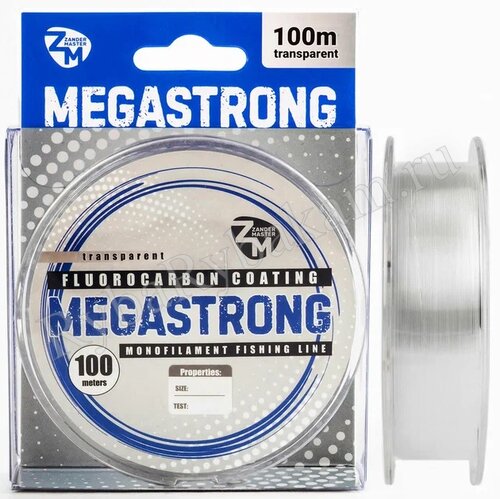 Леска ZanderMaster "MEGASTRONG" 100m, 0.203мм х 6.4кг прозрачная