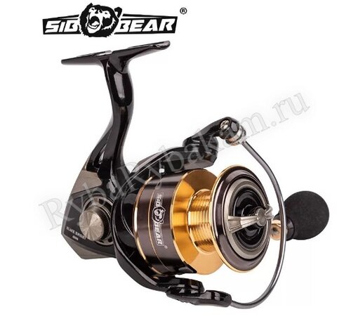 Катушка SIBBEAR Black Knight 4000 FD 5.1:1, 5+1, лесоём. 0.30-195 мм-м