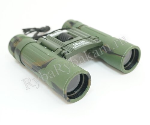 Бинокль BUSHNELL 10х25 камуфляж зеленый