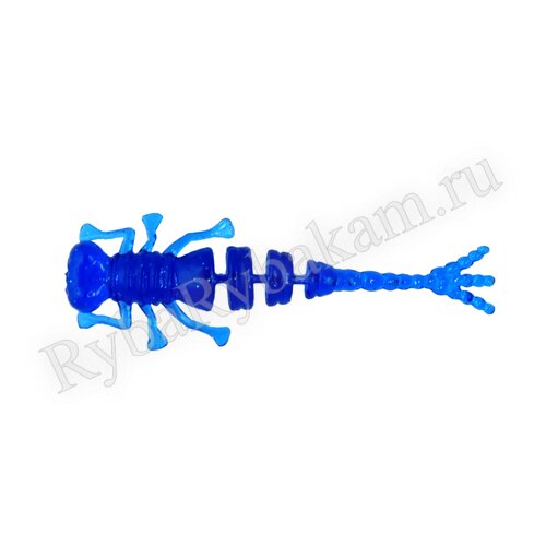 Мягкая приманка Brown Perch Kurva Синий сапфир UV 35мм 0,25гр 22 шт