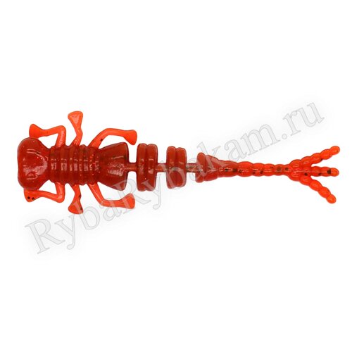 Мягкая приманка Brown Perch Kurva Оранжевый рубин LOH UV 35мм 0,25гр 22 шт