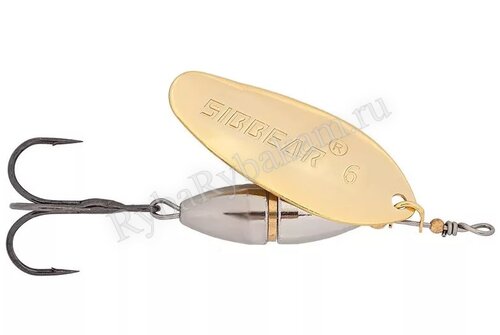 Блесна SIBBEAR Pulsaro №3 55 мм 7.0 гр Brass