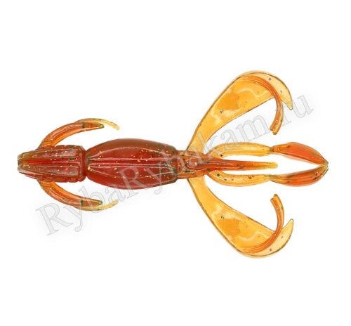 Мягкая приманка Brown Perch CrazyFly Машинное масло зеленая шуба UV 70мм 2,9гр 5 шт