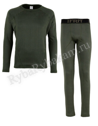 Термобелье Elemental Frost extreme флис 280гр/м р-р 46 хаки