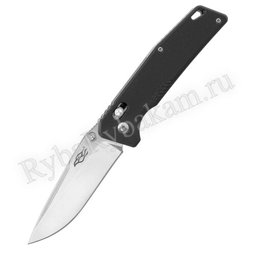 Нож Ganzo складной Firebird с клипсой, клинок 87 мм заточка - plain, сталь 440C чёрный