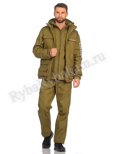 Костюм Huntsman летний Тайга-3 Хаки Палатка Р-р: 52-54 Рост: 170-176