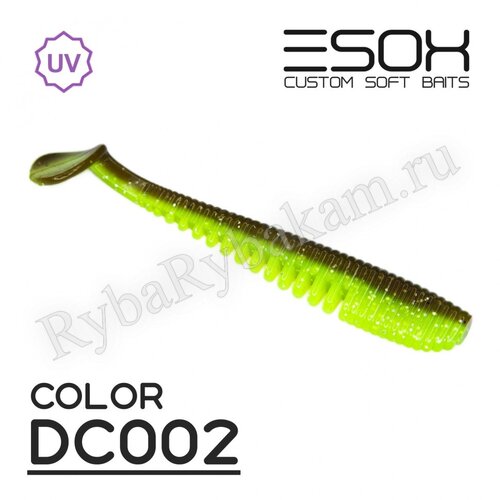 Мягкая приманка ESOX Awanura 4" 100мм 5шт DC002