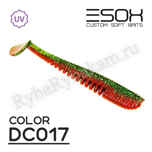 Мягкая приманка ESOX Awanura 4" 100мм 5шт DC017
