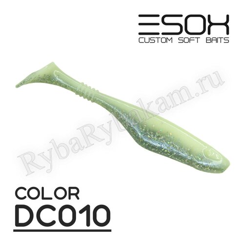 Мягкая приманка ESOX Богатырь 4" 100мм 5шт DC010